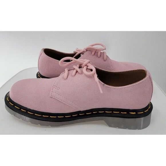 Dr Martens Iced Chald Oxford Suede Clear Bottoms - Picture 8 of 10